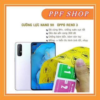 Kính cường lực dẻo nano Oppo reno 3
