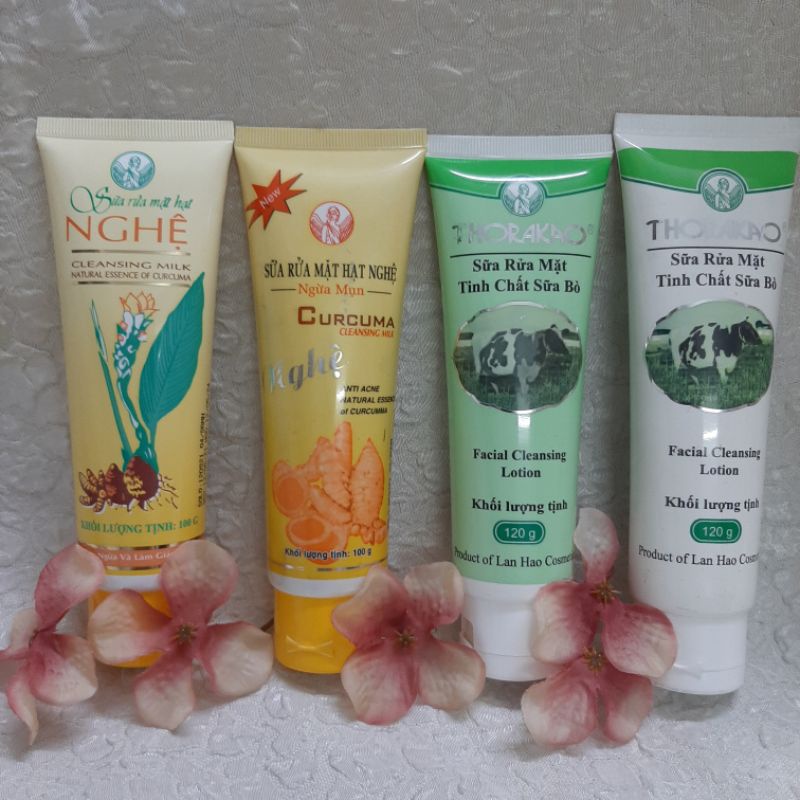 SỬA RỬA MẶT MỤN, TINH CHẤT SỬA BÒ, SỬA RỬA MẶT HẠT NGHỆ THORAKAO