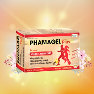Vitamin tổng hợp PHAMAGEL PLUS bồi bổ cơ thể, tăng cường sức đề kháng - Hộp 30 viên