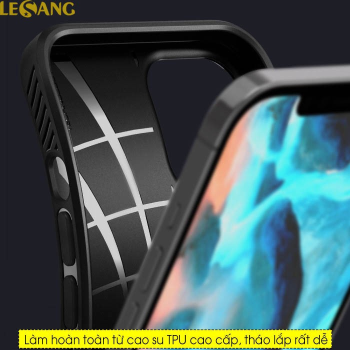 Ốp lưng iPhone 12 Pro Max / 12 / 12 Pro / 12 Mini Spigen Liquid Air Armor - Hàng chính hãng