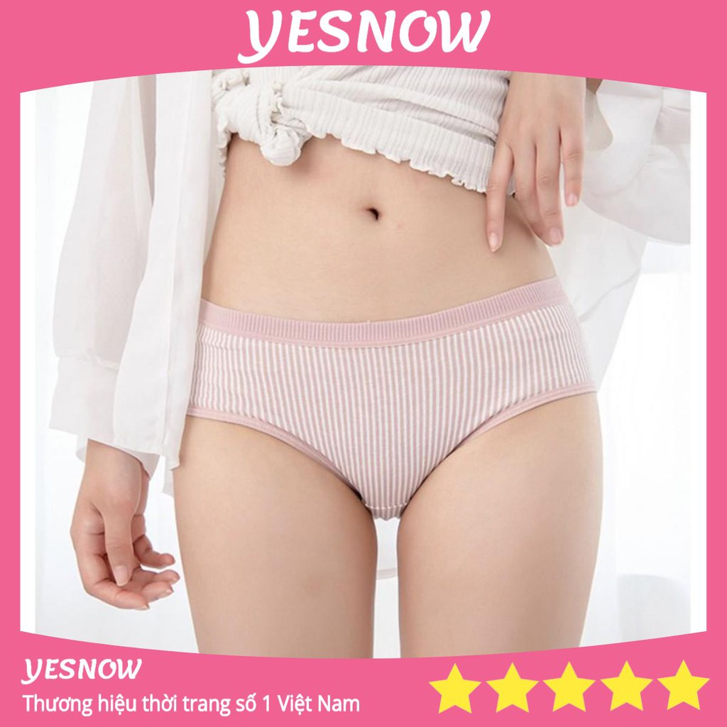 Quần lót nữ🍄[FREE SHIP]🍄Giảm 10k [QUAN LOT NU]quancotton co dãn mềm mịn❤ Quần chip nữ kẻ cotton cao cấp hàng xuất QC01