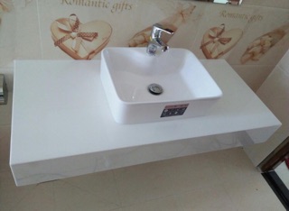 LAVABO VUÔNG ĐỂ BÀN SỨ CAO CẤP