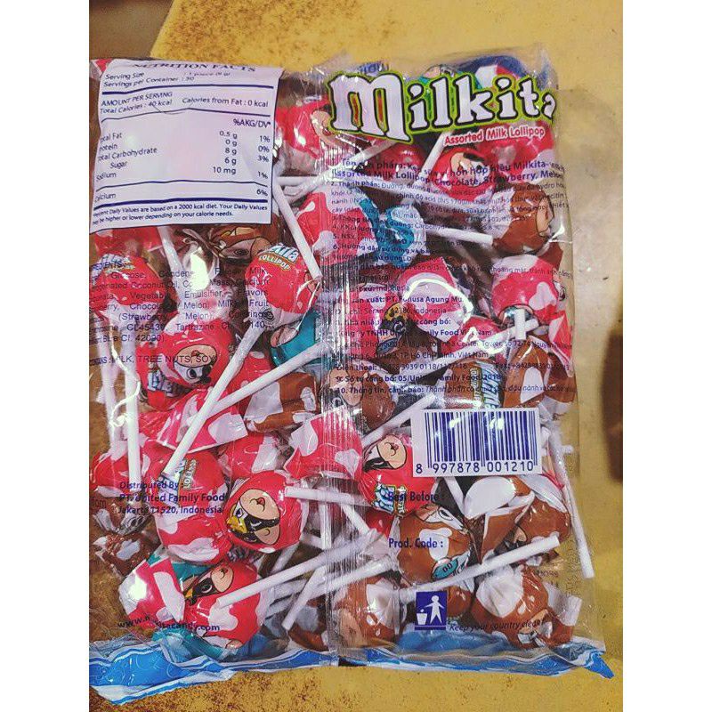 Túi 50 chiếc kẹo mút mikita