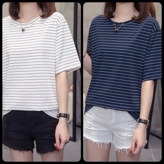 Áo phông kẻ nữ freesize luca3004