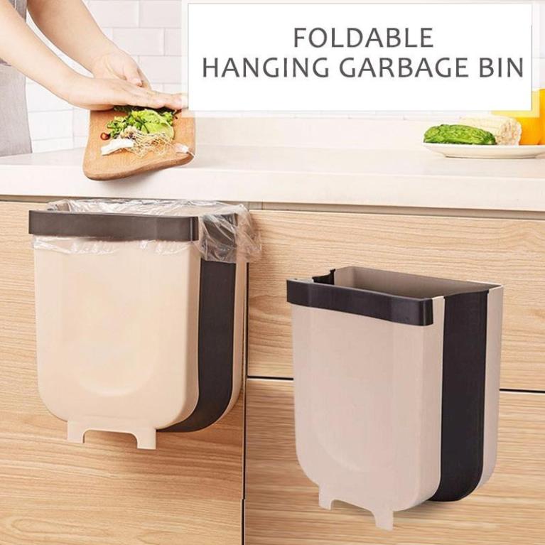 Thùng đựng rác gấp gọn đa năng thông minh treo kẹp cánh tủ bếp,văn phòng hoặc để sàn. Để sau ghế ô tô ( tuyển khách sỉ)