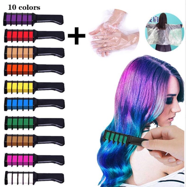 Phấn Nhuộm Tóc Tạm Thời Màu Sắc Thời Trang