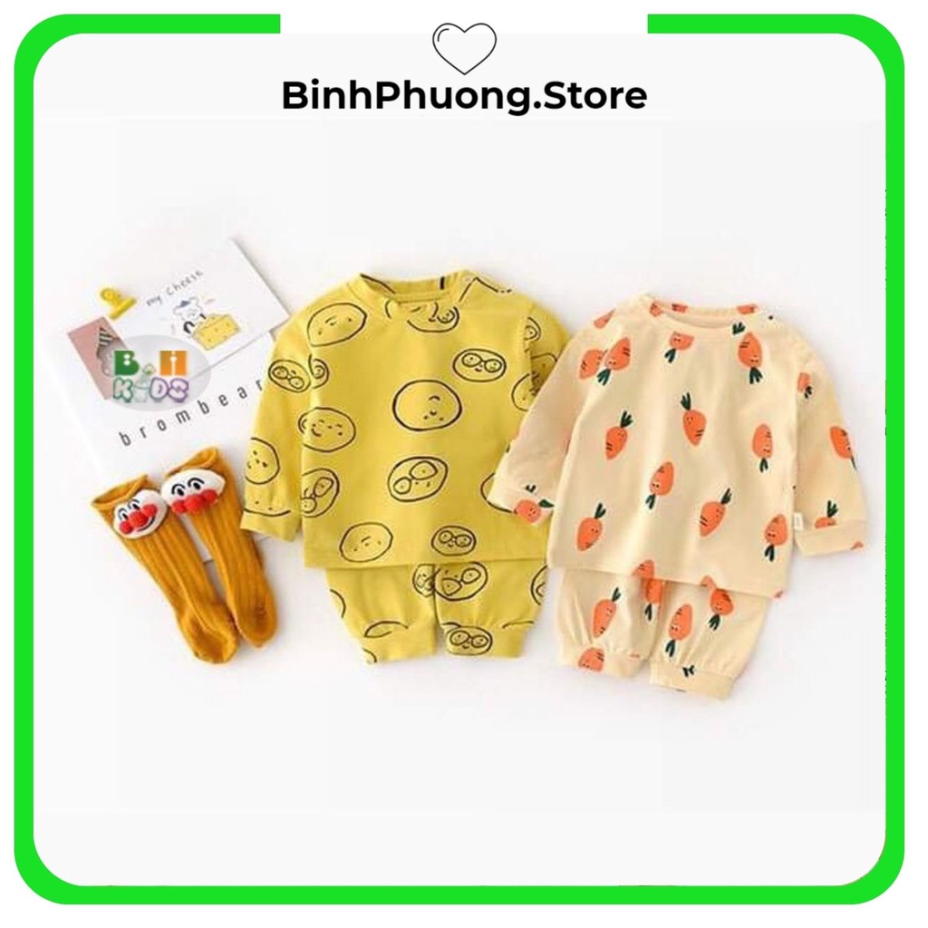 Bộ thun lạnh dài tay cho bé, bộ thu đông cho bé trai gái Minky Mom 1 2 3 tuổi Binhphuong.Store