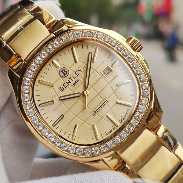 Đồng hồ nam dây kim loại mặt kính chống xước Bentley BL1869 BL1869-101 BL1869-101MKKI