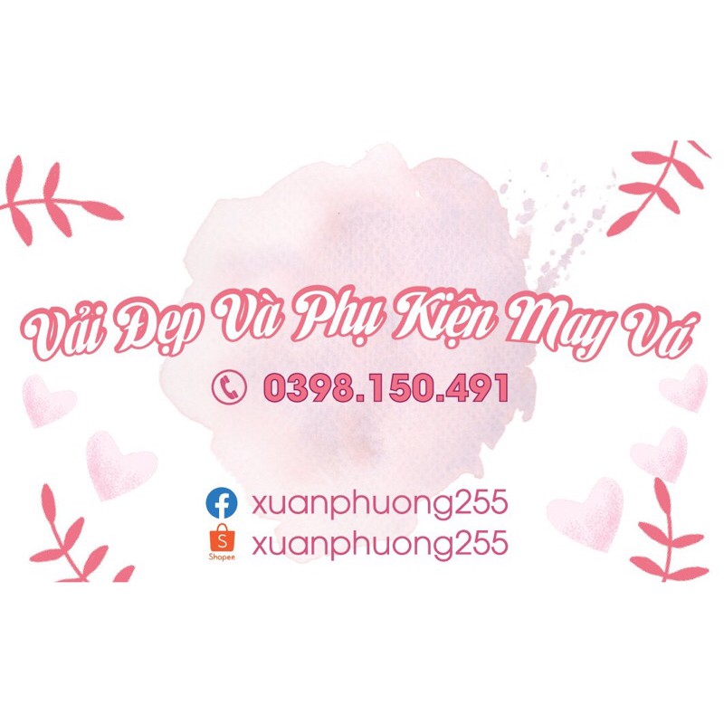 Vải đẹp DẠ TEXT kẻ hồng may váy set vest