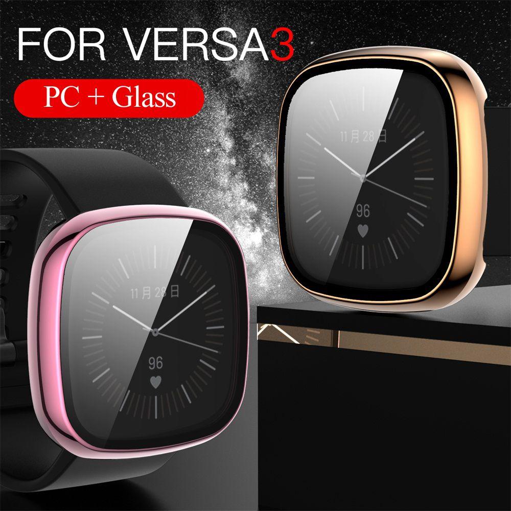 Ốp Bảo Vệ Mặt Đồng Hồ Thông Minh Fitbit Versa 3 Bằng PC Cứng