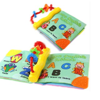 Đồ chơi sách vải gặm nướu nhiều chủ đề cho bé FRESHIP 99k