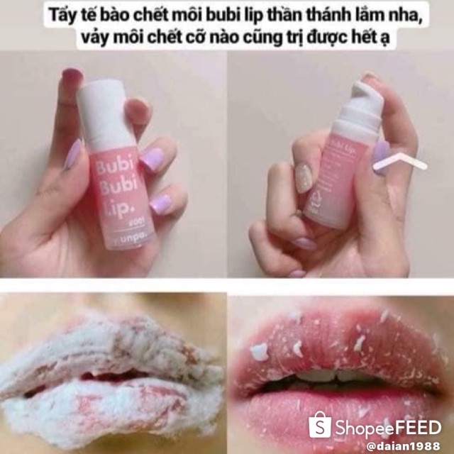 TẨY DA CHẾT MÔI BUBI BUBI LIP