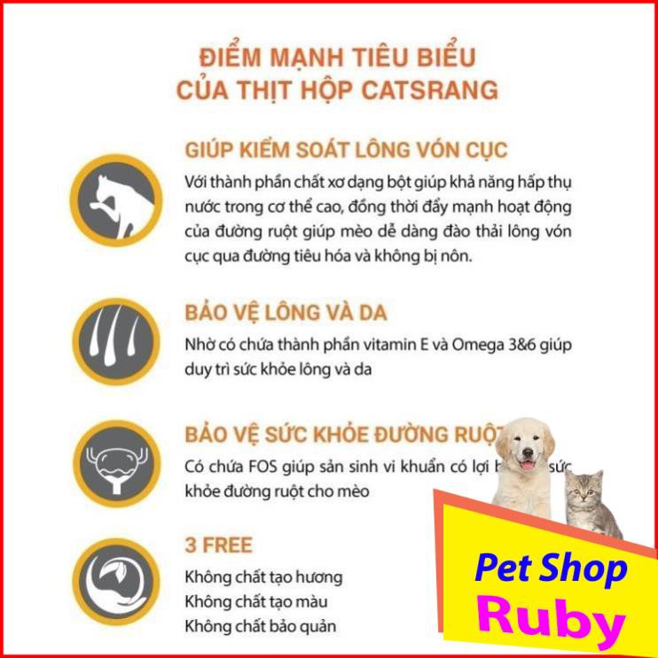 [Hàng 100% Hàn Quốc] Thịt Hộp Catsrang Vị Cá Ngừ Hồng Sâm 90gr 5Am_Pet_Shop