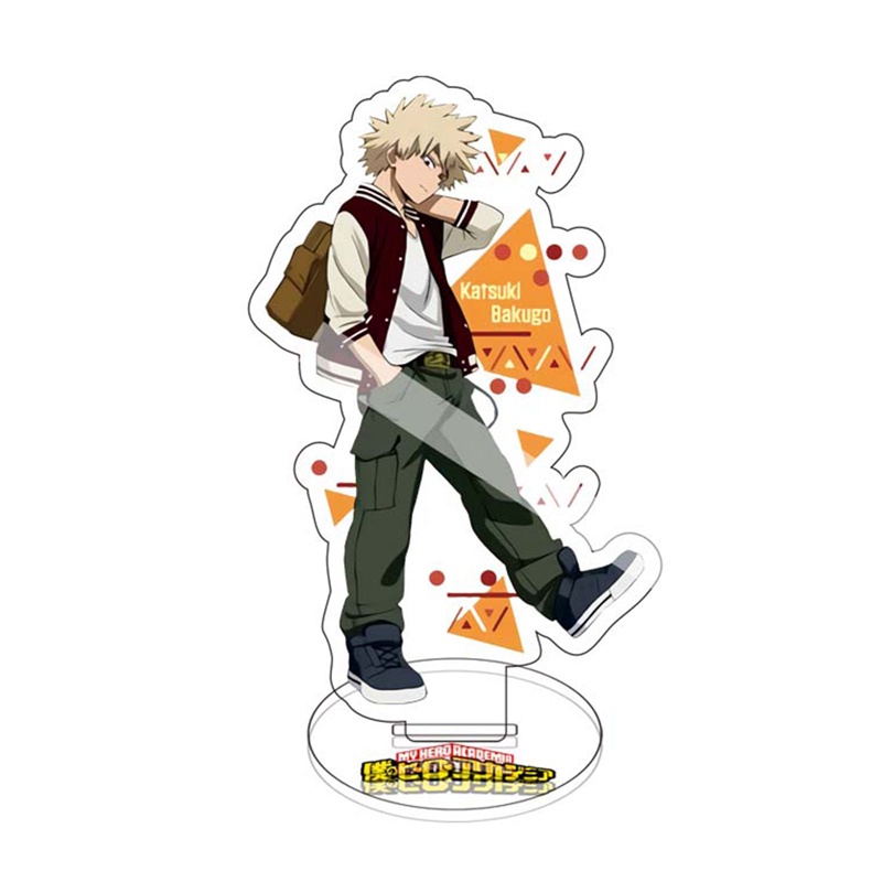 Giá Đỡ Bằng Acrylic Hai Mặt Hình Anime My Hero Academia Trang Trí Bàn Làm Việc