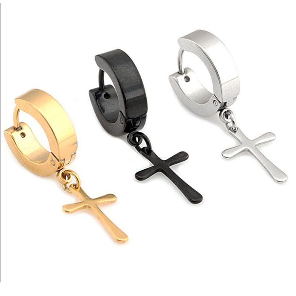 Bông Tai Hình Thánh Giá Thời Trang Vintage VANES1