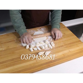 Thớt Tre cỡ lớn-Tấm thớt to cán bột làm bánh-không mủn mục,không mùi hôi Kt 60x40cm