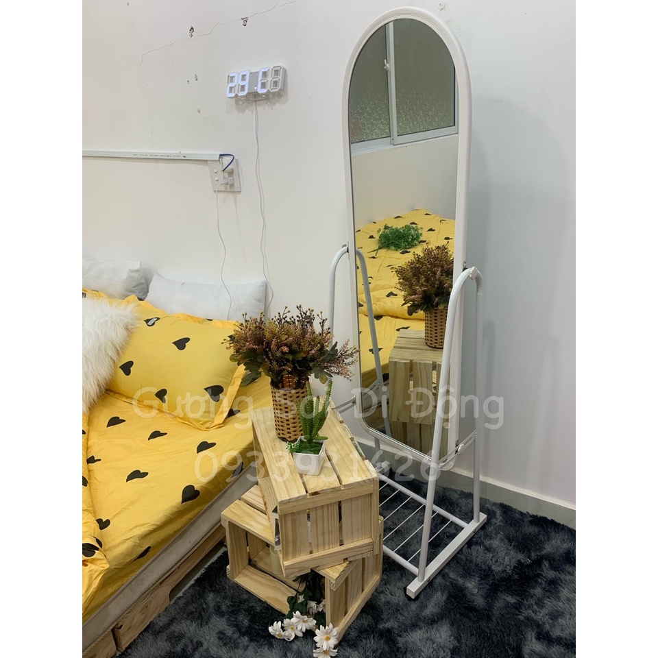 Gương Soi Toàn Thân Thiết Kế Di Động Dễ Dàng Di Chuyển - Mặt Kiếng Chuẩn Nét Nhiều Màu