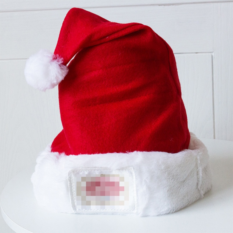 Mũ Ông Già Noel Bằng Lông Nhung Dễ Thương Xinh Xắn Dành Cho Người Lớn Và Trẻ Em