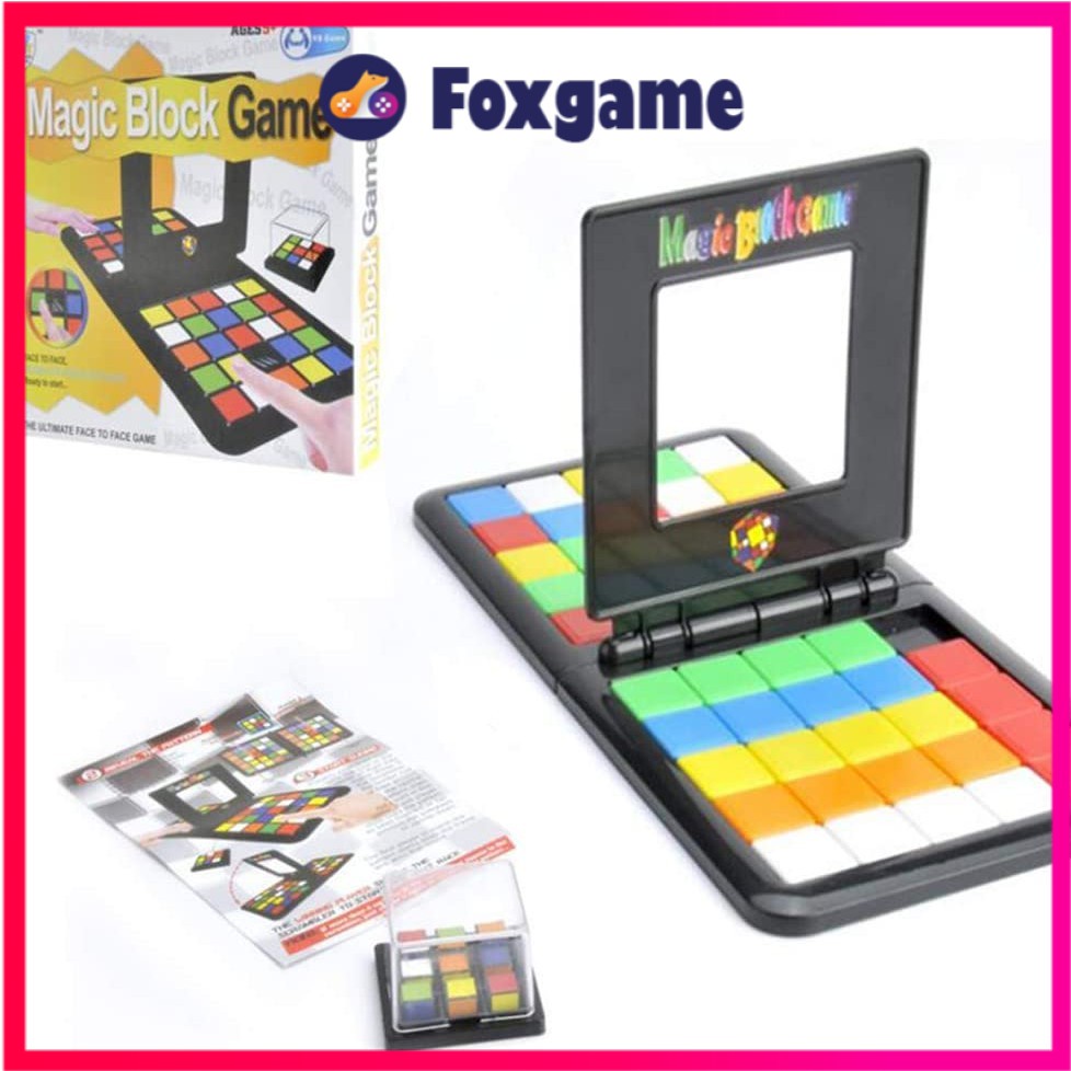 Đồ Chơi Trí Tuệ Rubik's Race - Magic Block Game Board Game Đối Kháng 2 người cực hấp dẫn, luyện phản xạ rubik race