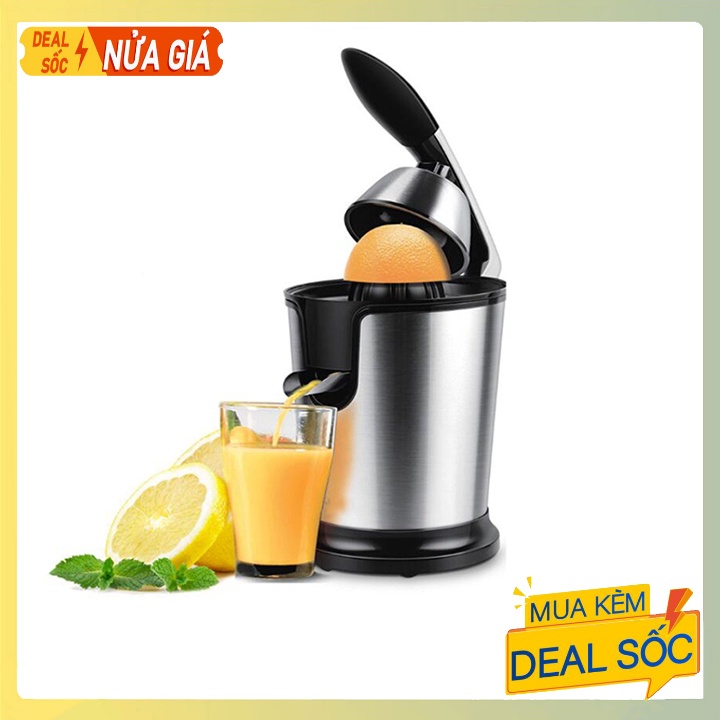 Dụng cụ vắt cam, máy vắt cam Sokany JE-618D Chính hãng 85W-Chất liệu Inox 304, nhựa PP
