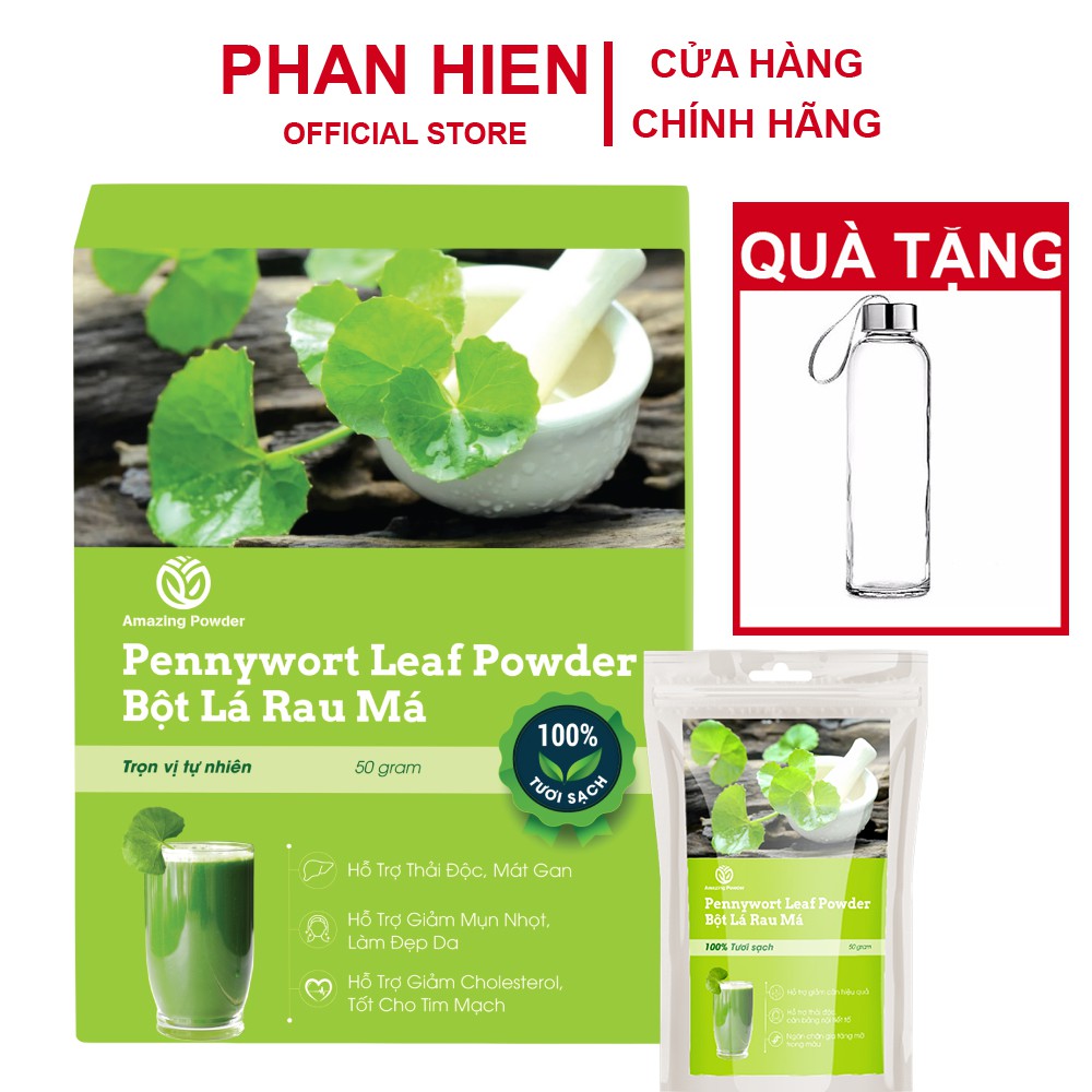 Bột rau má Amazing Powder - CÓ GIẤY KIỂM NGHIỆM SẢN PHẨM - Hỗ trợ thải độc, mát gan, làm đẹp da | BigBuy360 - bigbuy360.vn
