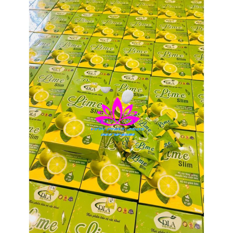 Kẹo chanh giảm cân hộp 7 viên chính hãng