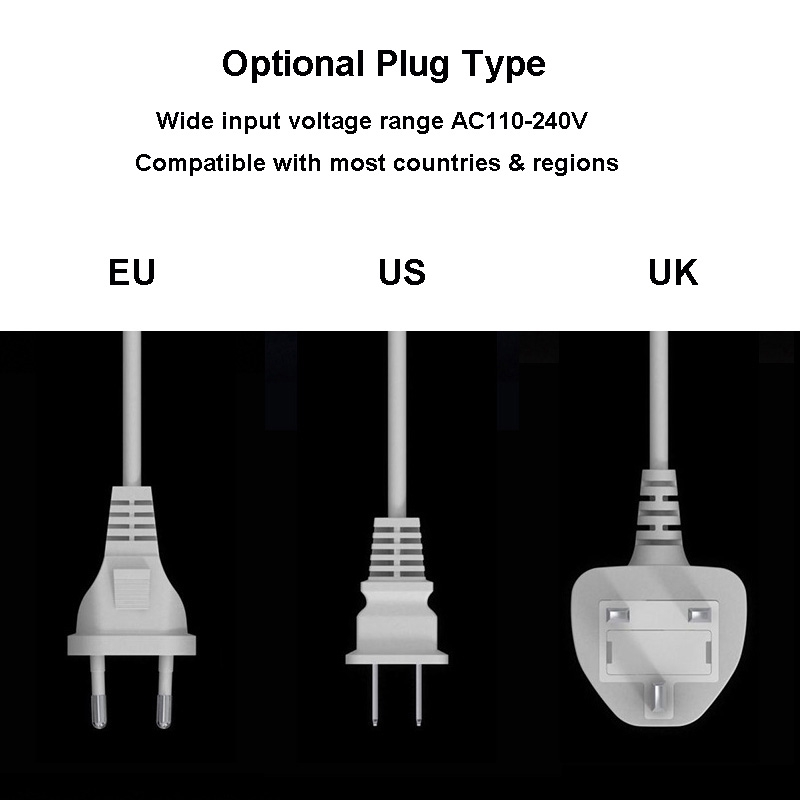 Bộ sạc nhanh QC thông minh với 7 cổng cắm USB Type-C và màn hình LCD