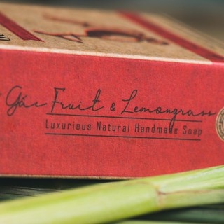 Xà phòng handmade cao cấp Sả & Gấc từ Green Garden