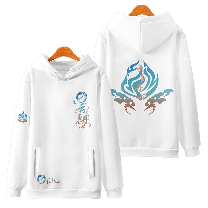 Áo Khoác Hoodie Tay Dài Dáng Rộng In Hình Honkai Impact 3 Fu Hua 3D Thời Trang Unisex 2022