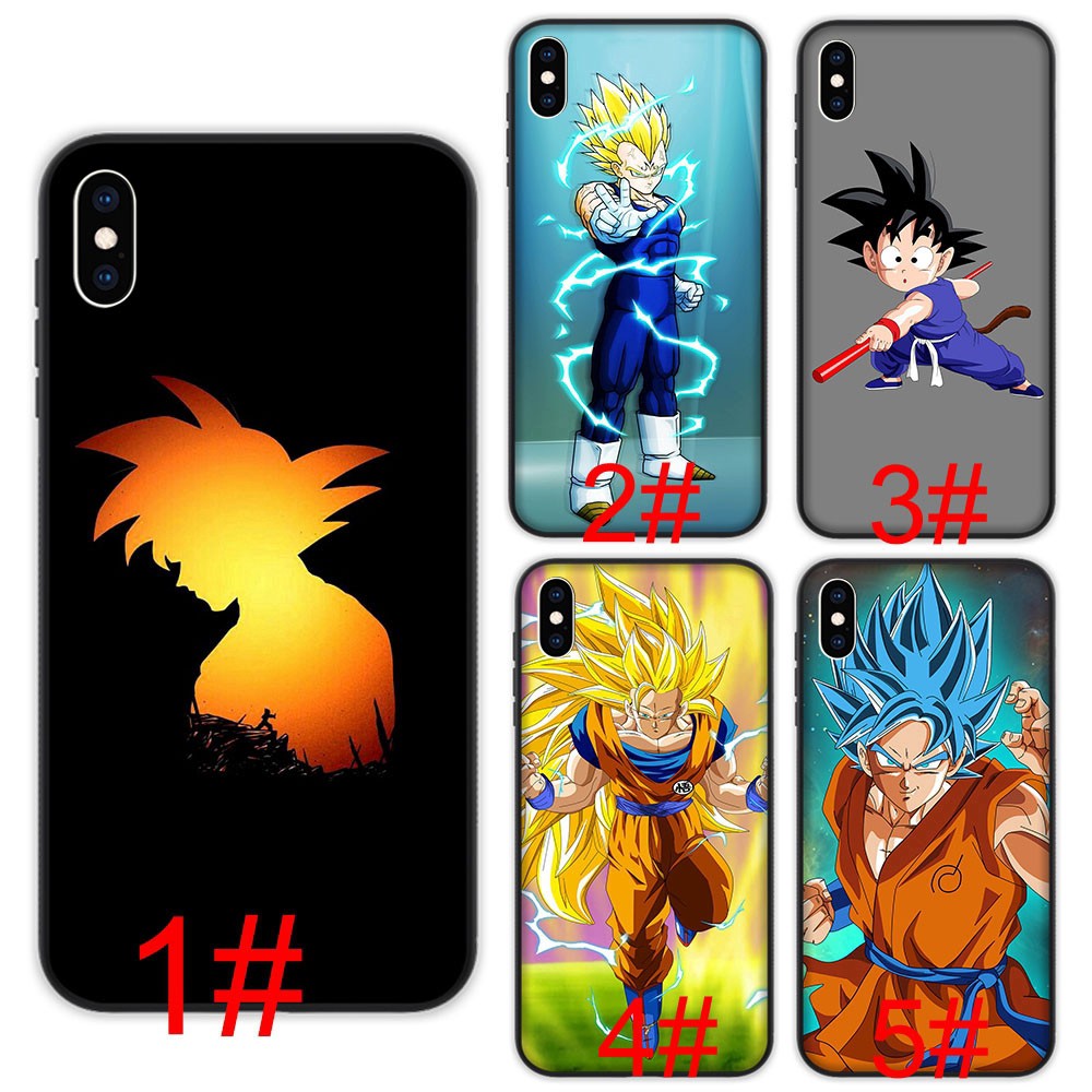 Ốp Lưng Mềm In Hình Dragon Ball Cho Iphone 12 11 Mini X Xs Xr Pro Max