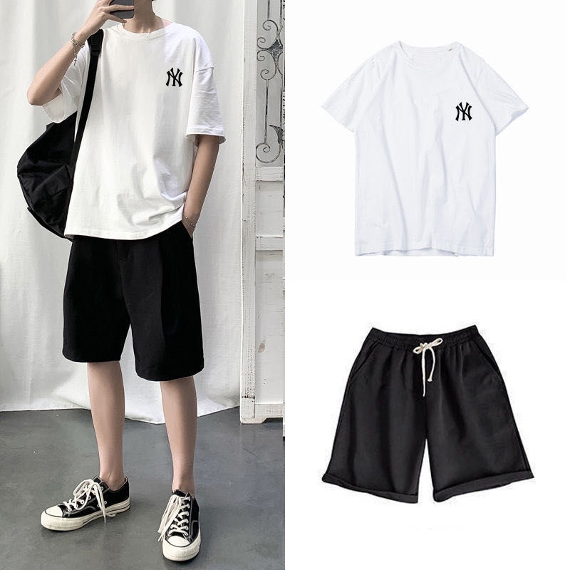 Bộ Unisex Bàn Tay Pet Form Rộng Vải Cotton Co Dãn - Bộ Nam Nữ Phong Cách Ulzzang AQ-583