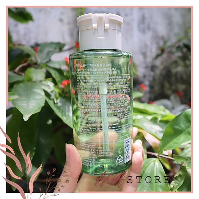 Nước tẩy trang innisfree green tea cleansing water 300ml