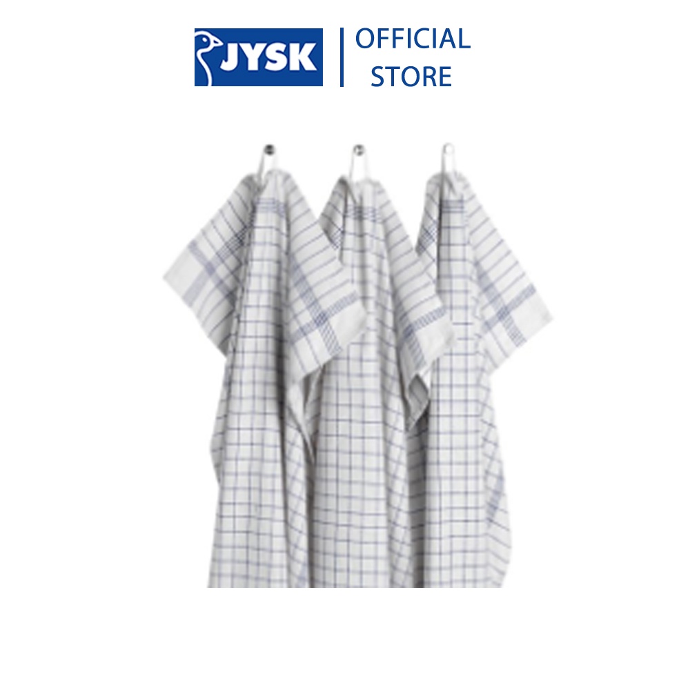 Khăn bếp | JYSK Chef | bộ 3 chiếc | cotton | xanh | R50xD100cm