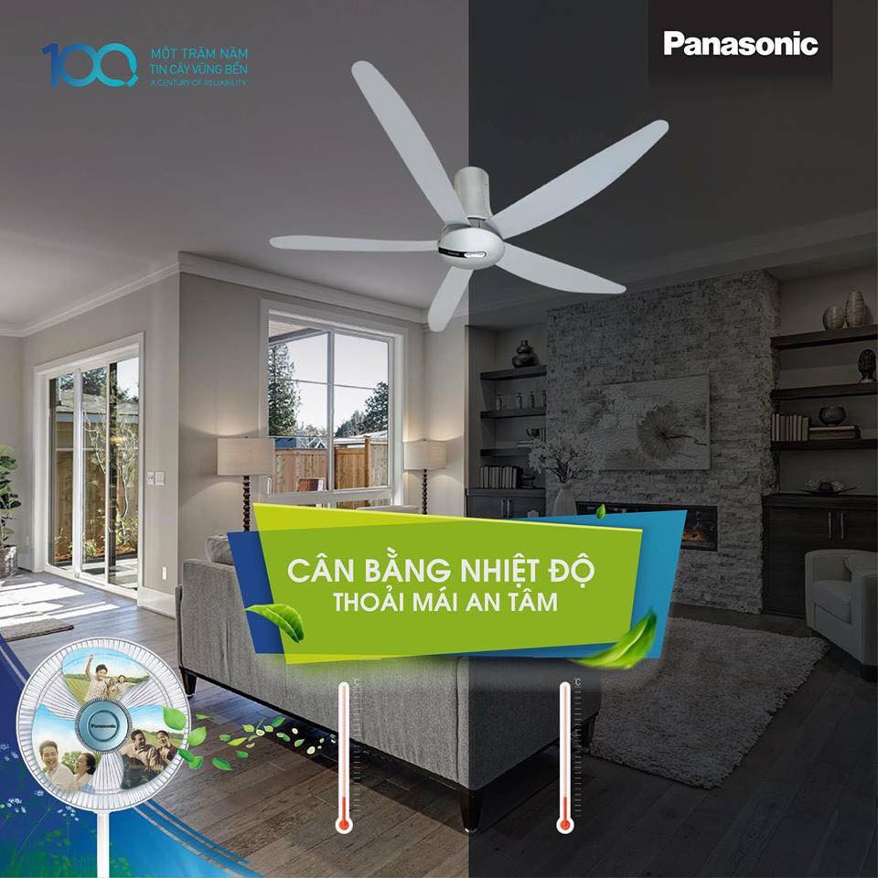 Quạt trần 5 cánh Panasonic F60TAN