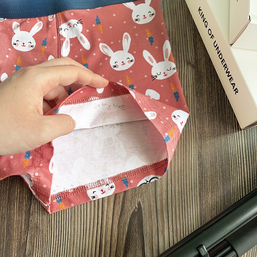 Quần Sịp Nam THẦN SẤM Chính Hãng Hoạ Tiết Thỏ Hồng Good Boy _SUPPER_RABBIT