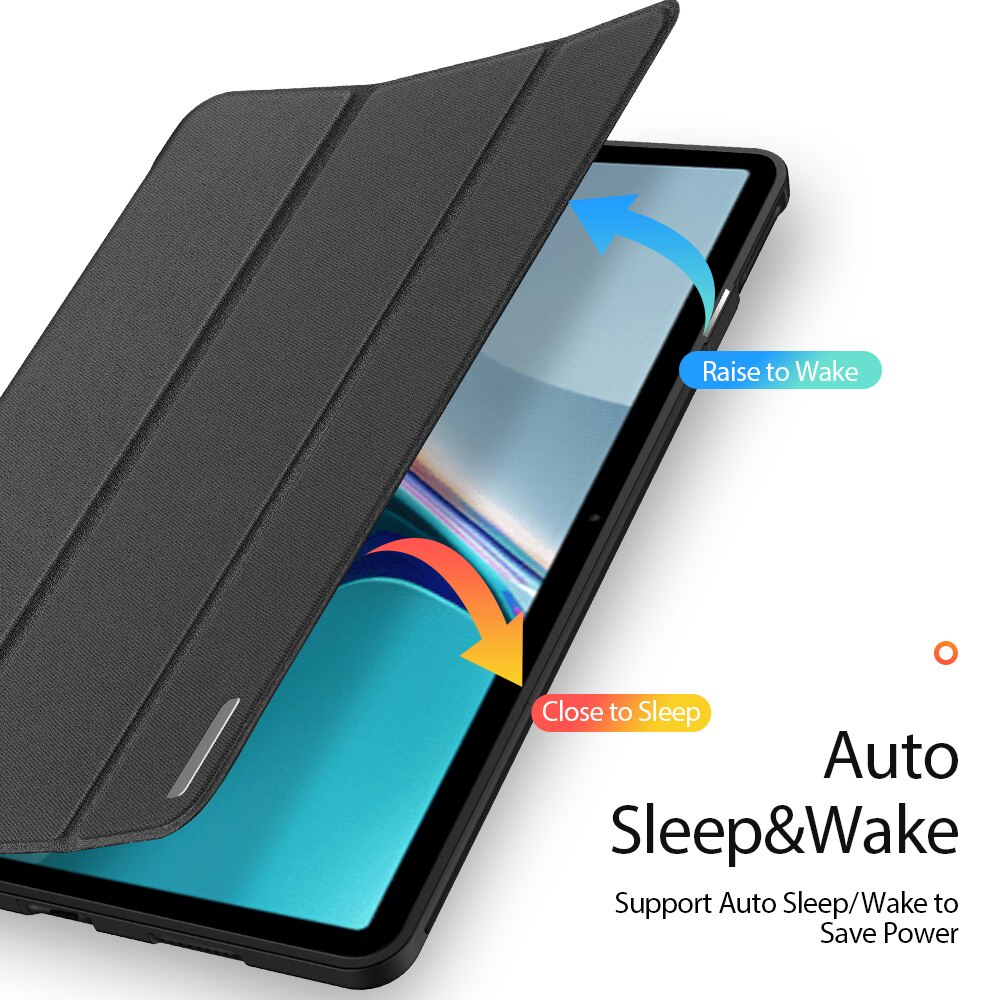 [Chính Hãng DUX DUCIS] Bao da Huawei MatePad 11 2021 DOMO Series Lưng Dẻo Vải Jean Có Khay Bút