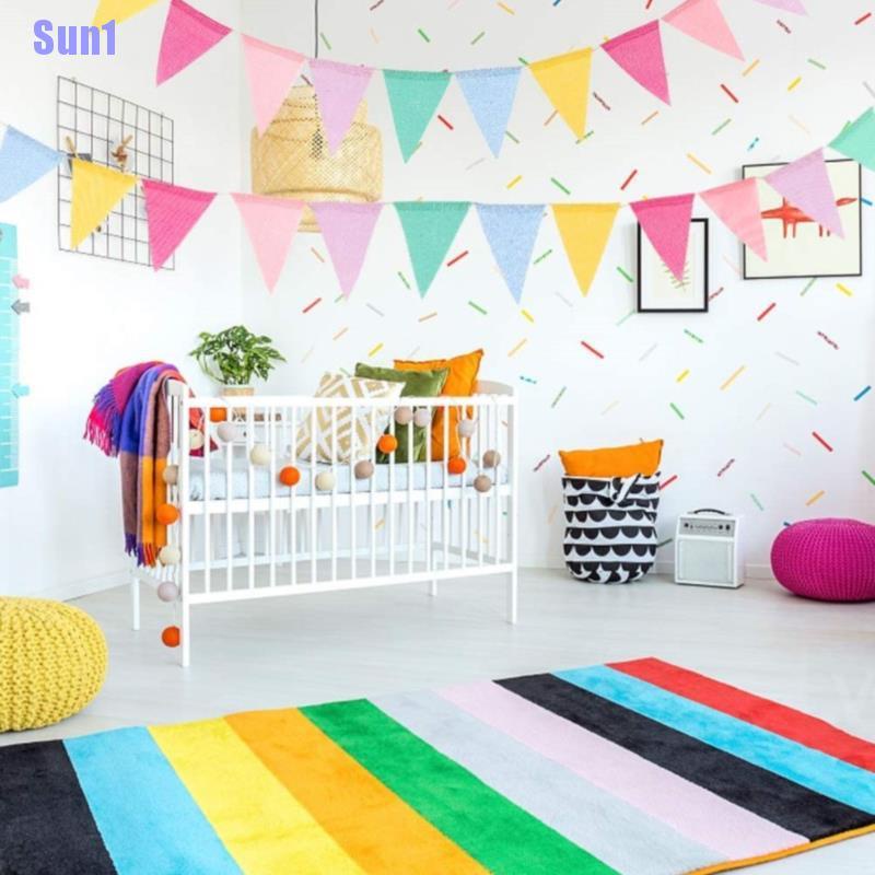 Dây Vải Canvas Nhiều Màu Trang Trí Tiệc Sinh Nhật