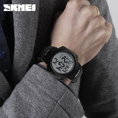Đồng hồ thể thao thời trang nam điện tử dây cao su Skmei 1068 | BigBuy360 - bigbuy360.vn