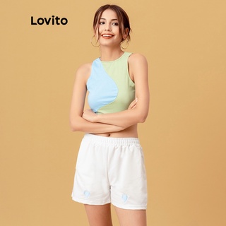 25deLovito Áo Tank Top Cổ Tròn Màu Trơn L05145
