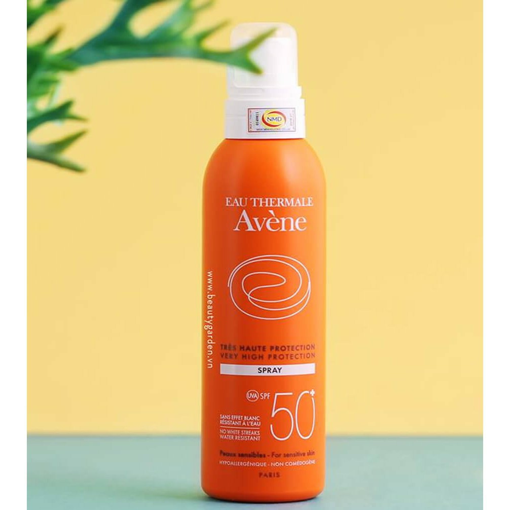 Xịt Chống Nắng Bảo Vệ Da Tối Đa Avene Very High Protection Dry Touch Fluid Spray SPF 50+ 200ml |CHINH HÃNG|