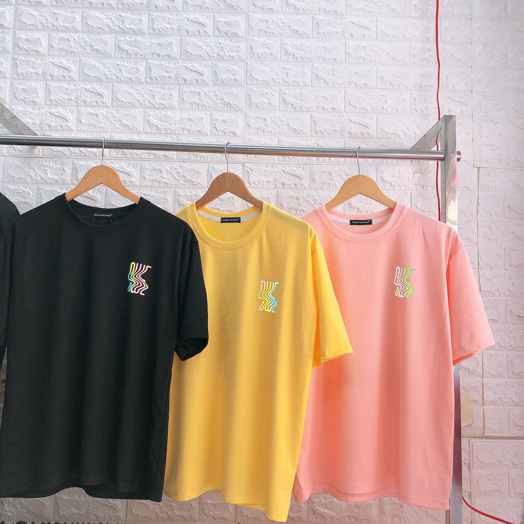 Áo Thun Phản Quang wase Cotton 75%, Form rộng Unisex, nam nữ Đẹp Ken T-Shirt. | BigBuy360 - bigbuy360.vn