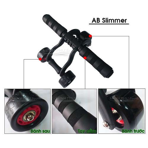 MÁY TẬP CƠ BỤNG AB SLIMMER 3 Bánh