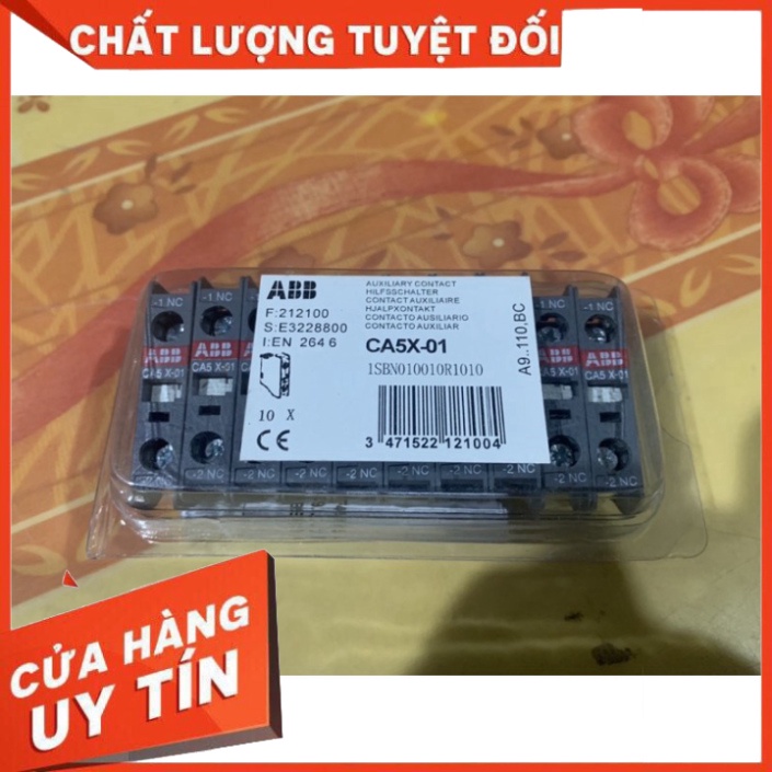 Tiếp điểm phụ ABB CA5X-10, CA5X-01