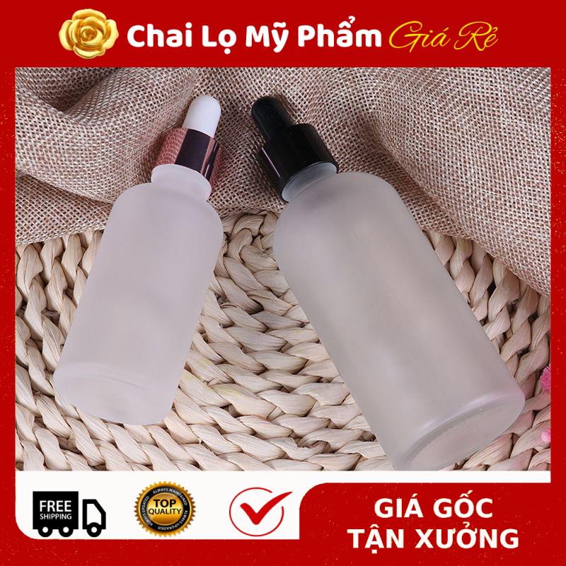 [RẺ VÔ ĐỊCH] Lọ Chiết Serum Thủy Tinh Phun Mờ Cao Cấp Nắp Bóp Nhỏ Giọt 50ML,100ML Dùng Chiết Mỹ Phẩm, Tinh Chất .