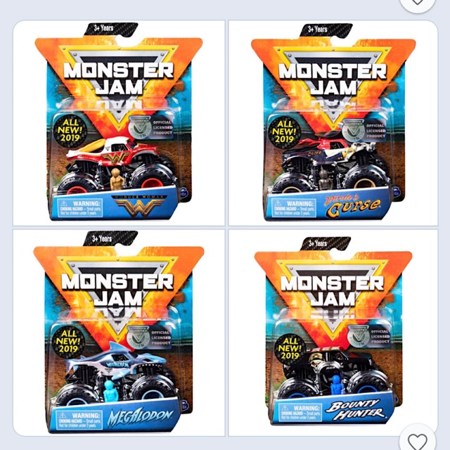 Xe Monster Jam (mẫu 8 xe full box)