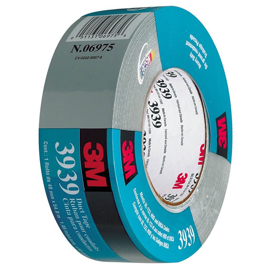 BĂNG KEO VẢI 3M HEAVY DUCT TAPE 3939 (BẠC)