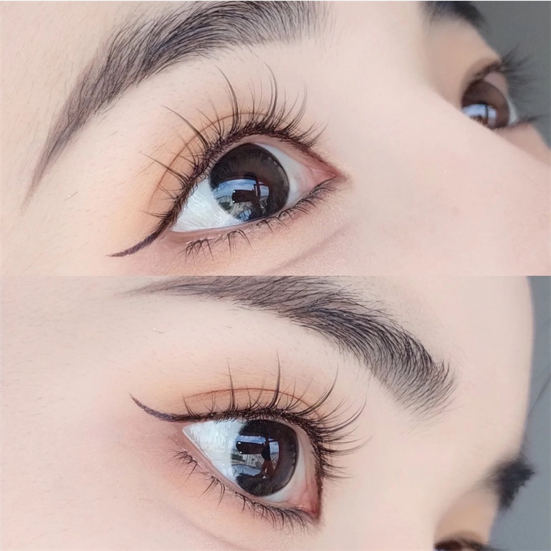 MengJieShangPin® Bộ 5 Cặp Lông Mi Giả Mềm Tự Nhiên Chuyên Nghiệp 11mm