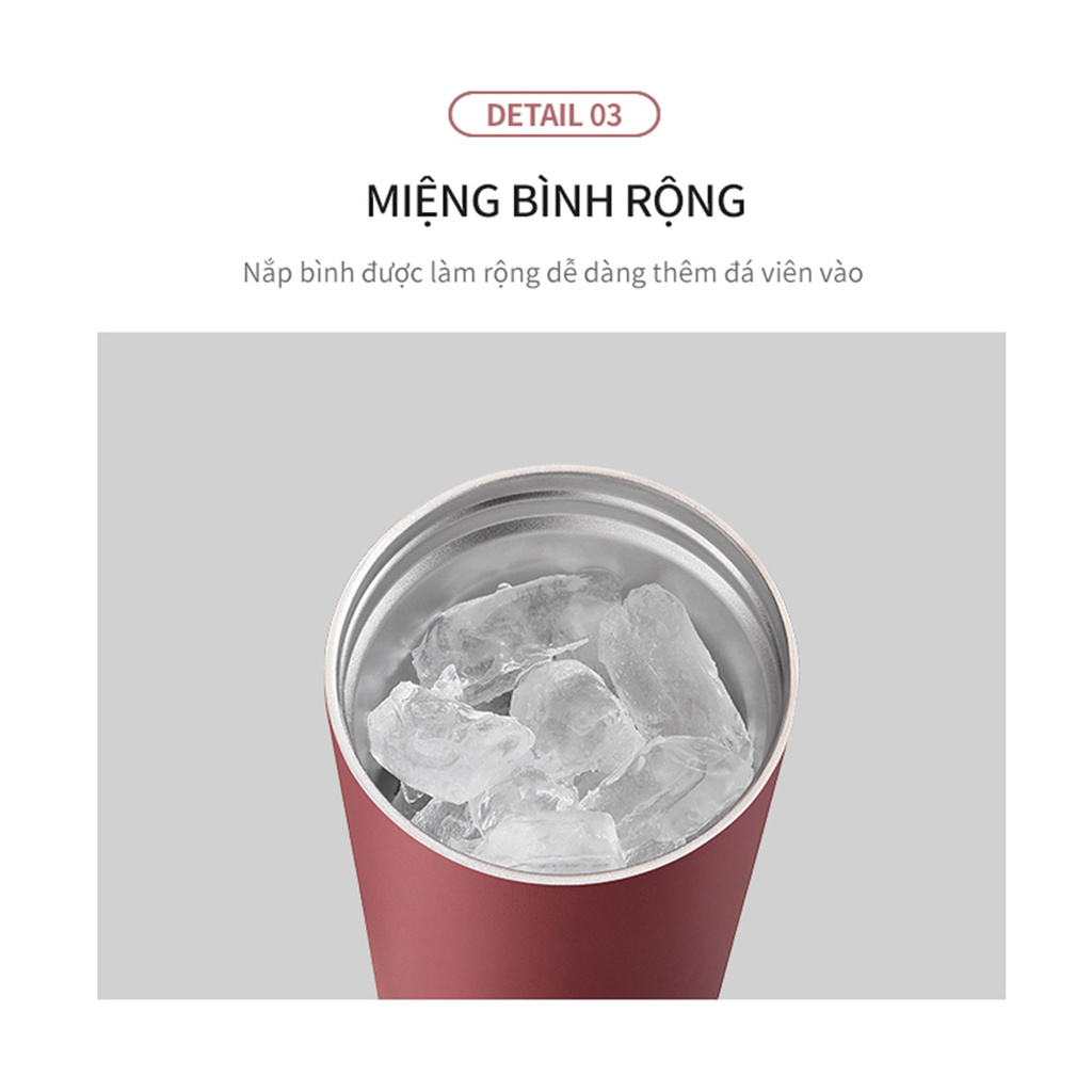 Bình Giữ Nhiệt Lock&amp;lock Bucket Tumbler LHC4269 540ml - Hàng Chính Hãng