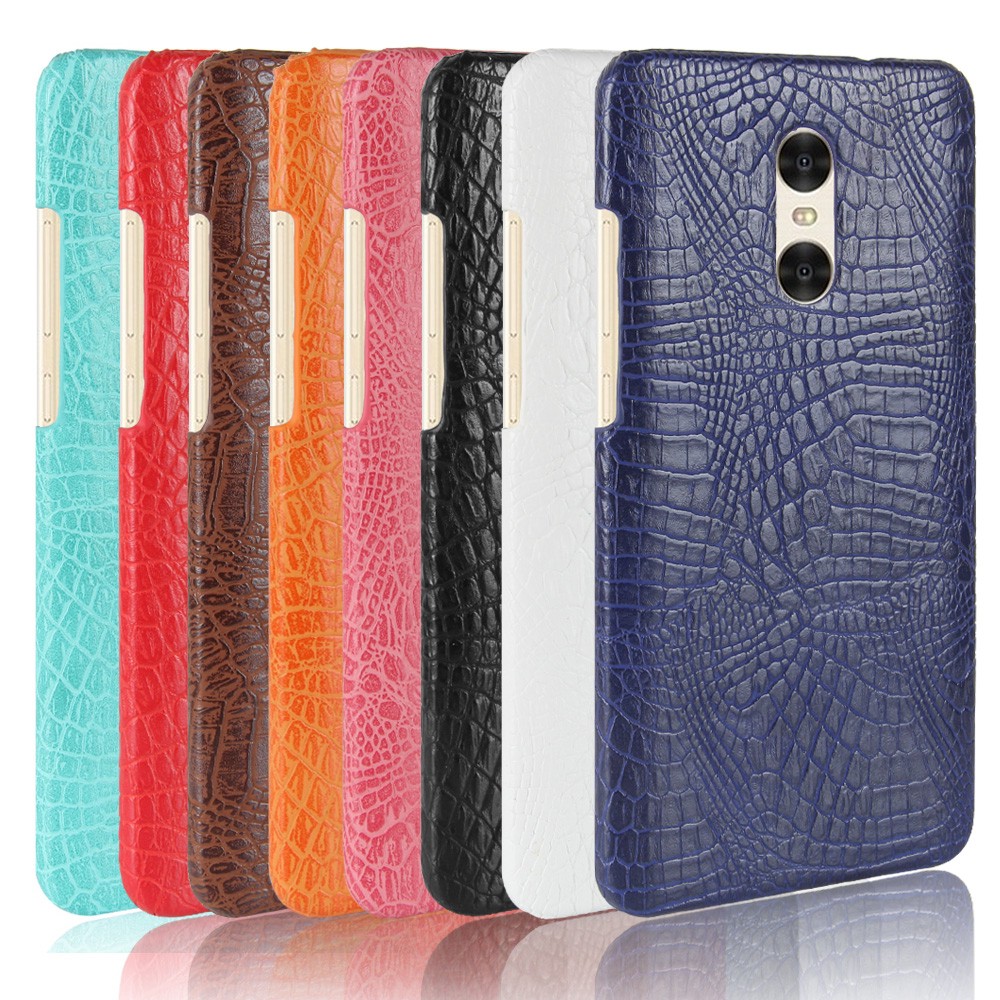 Xiaomi Redmi Pro / Redmi Note 5 Por case phone Retro Crocodile Skin PU leather