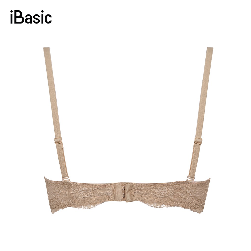 Áo ngực Tshirt phom cup lớn ren mút mỏng iBasic VA082